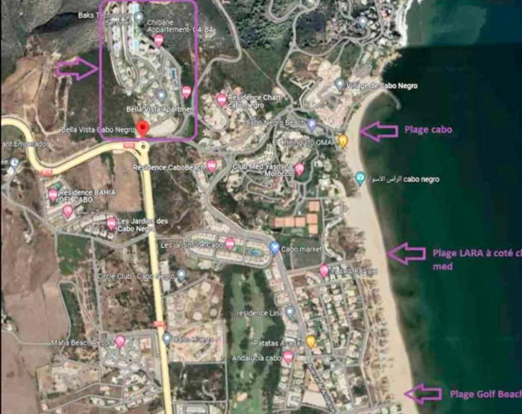 Complexe Bella Vista Cabo Negro Martil Mdiq Avec Piscines Plage Wifi エクステリア 写真